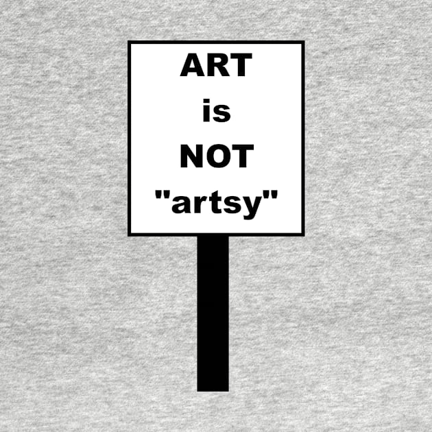 Art is not artsy by FranciscoCapelo